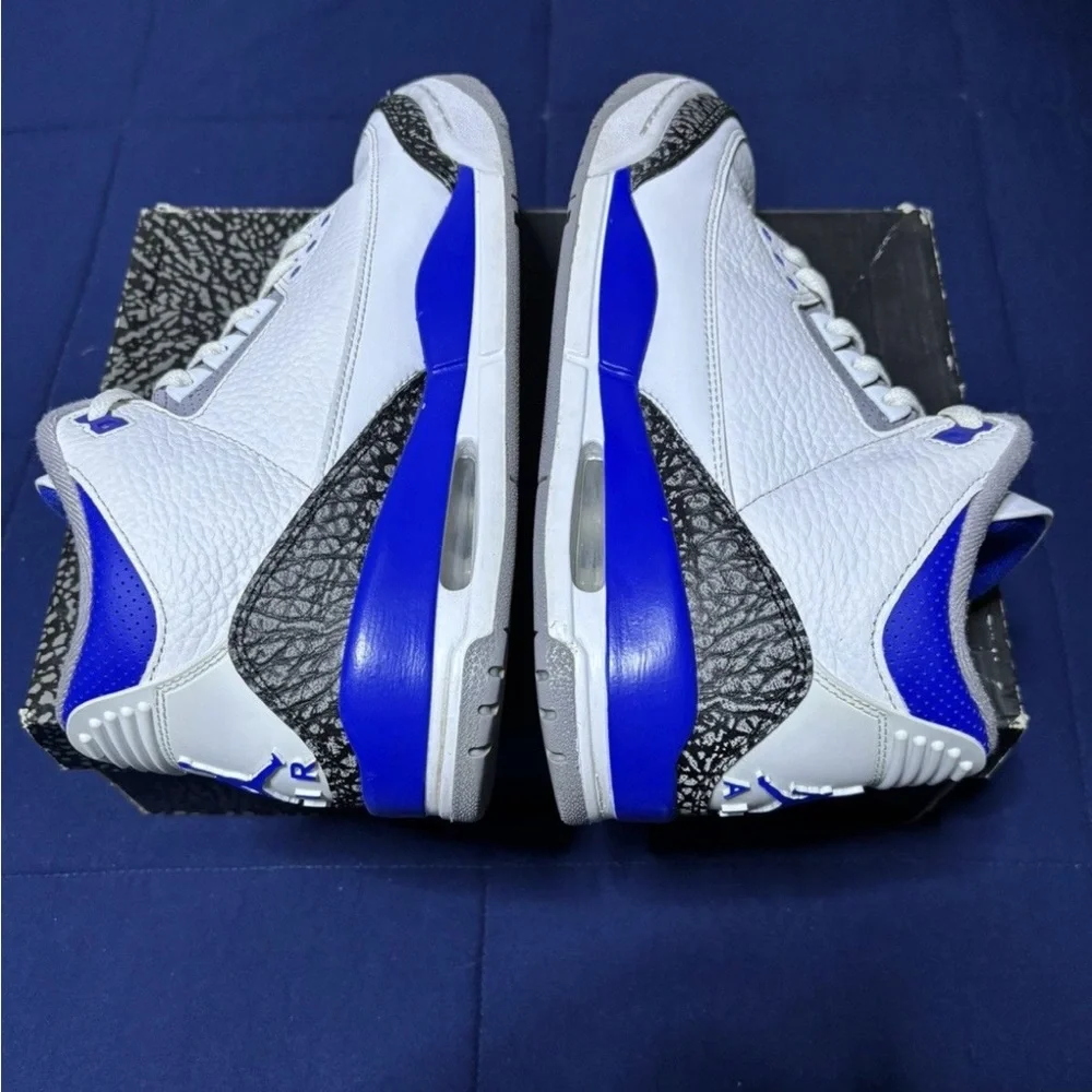 Jordan 3 Retro Racer Blue 2021 Size 9